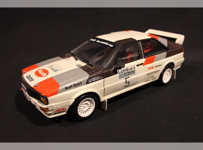 AUDI Quattro S1 №5 Lombard Rally, Hertz/Mikokola (1981)