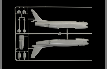 Сборная модель North American FJ-2/3 Fury