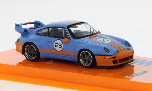PORSCHE 911 (993) Gunther Works, light blue/orange