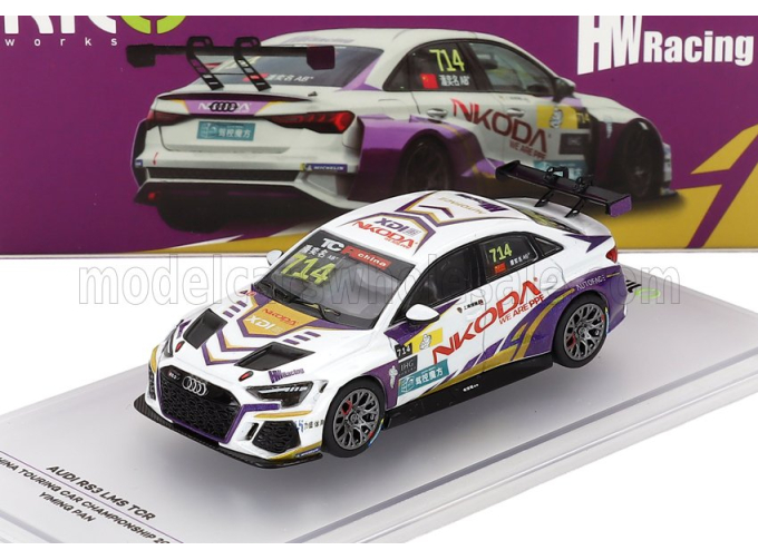 AUDI A3 Rs3 Nkoda N 714 Racing (2024), White Purple