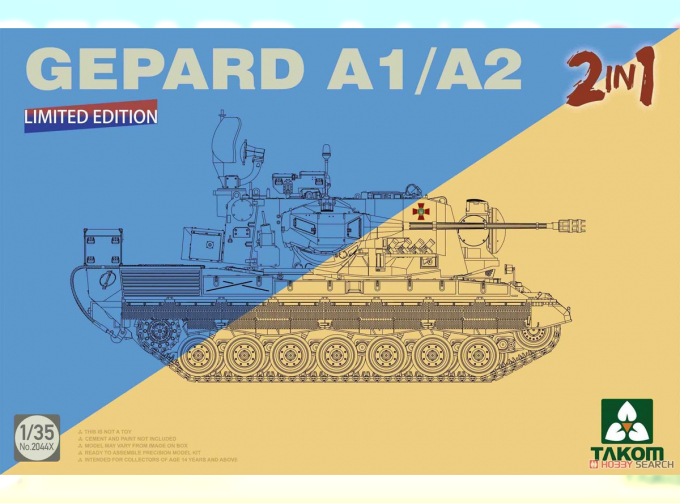 Сборная модель Gepard A1/A2