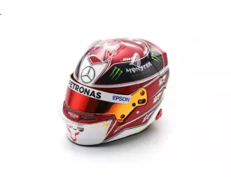 BELL HELMET Casco Helmet F1 Lewis Hamilton World Champion Team Amg Petronas W10 №44 2nd Usa Gp (2018), Red White