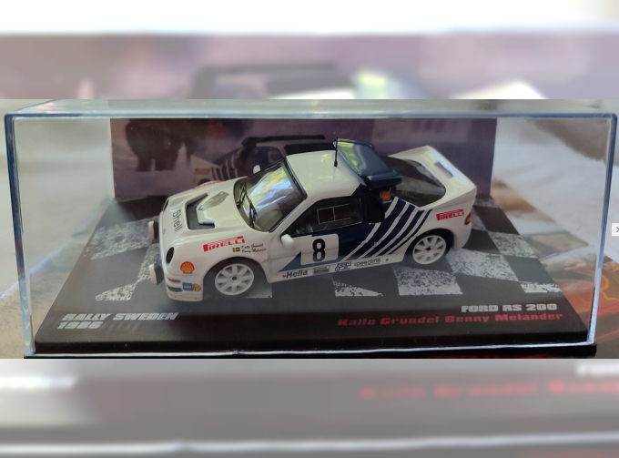 FORD RS200 K.Grundel - B.Myeander 1986 из серии RALLY CARS