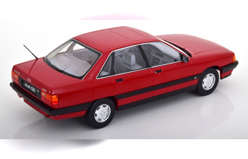 AUDI 100 C3 Saloon (1989), red