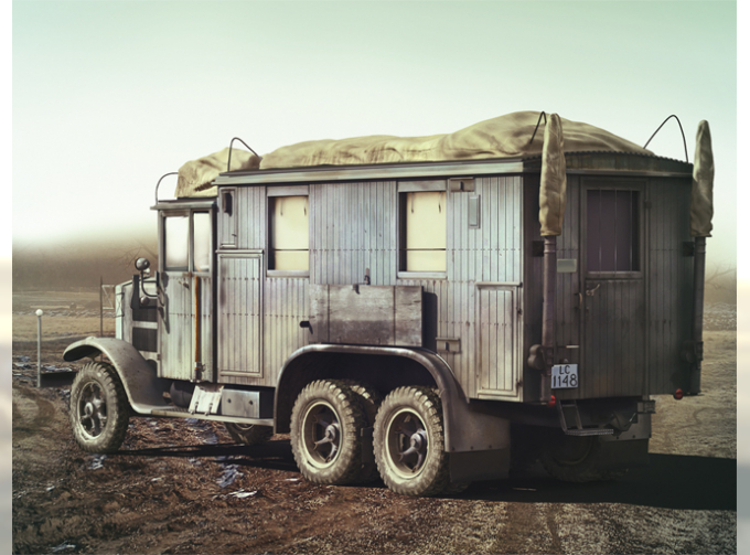 Сборная модель Krupp L3H163 Kfz.72, Германский автомобиль радиосвязи ІІ МB