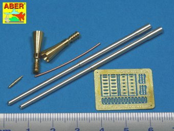 Set of 5,5cm Rheinmetall Geraet 58 barrels for German E-50 Flakpanzer