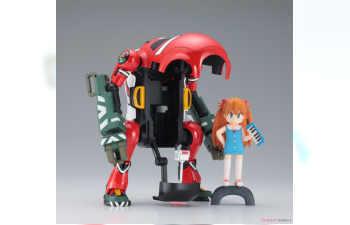 Сборная модель Робот 20 MechatroWeGo x Evangelion Unit-02 + Asuka Langley