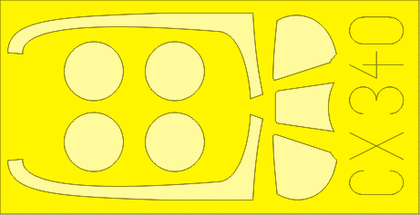 Маска для P-51D/F-51D