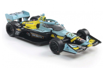 CHEVROLET Team Ed Carpenter Racing №20 Indianapolis Indy 500 Indycar Series (2025) Alexander Rossi, Light Blue Yellow Black
