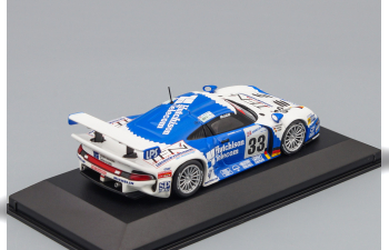 PORSCHE 911 GT 1 Le Mans #33 Team Schubel 1997, white / blue