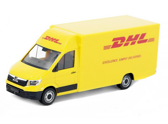 MAN TGE Deutsche Post DHL, yellow