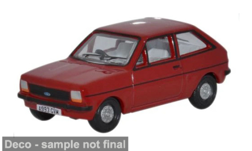 FORD Fiesta MK I (1976), red
