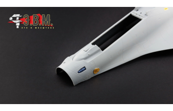 Cтвол пушки ГШ-30-1 и вентиляционные решетки для модели Суххой- 30СМ (Звезда)