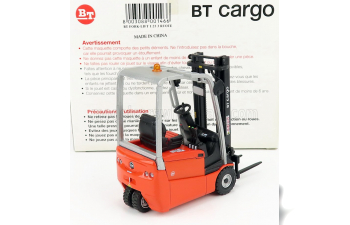 BT CARGO B316 Carrello Elevatore Verticale - Vertical Order Picker 3 Wheels, Black Orange