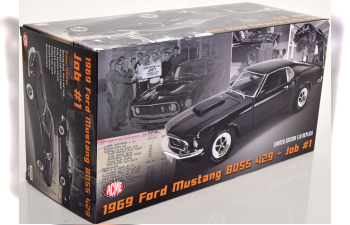 FORD Mustang Boss 429 Job No 1 (1969), black