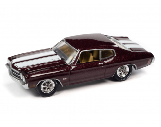 CHEVROLET Chevelle SS 454 (1970), black cherry (бордовый металлик)