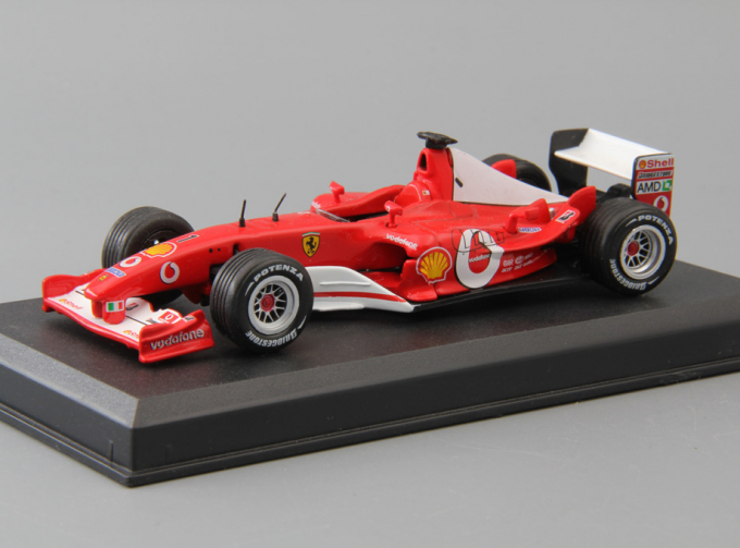 FERRARI F2003-GA Michael Schumacher #1 (2003), red / white