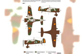 Сборная модель Fokker D.21 'Against Messerschmitts'