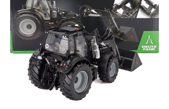 DEUTZ-FAHR 6150.4 Ttv Tractor Warrior With Fz 47-23 Front Loader (2018), Black