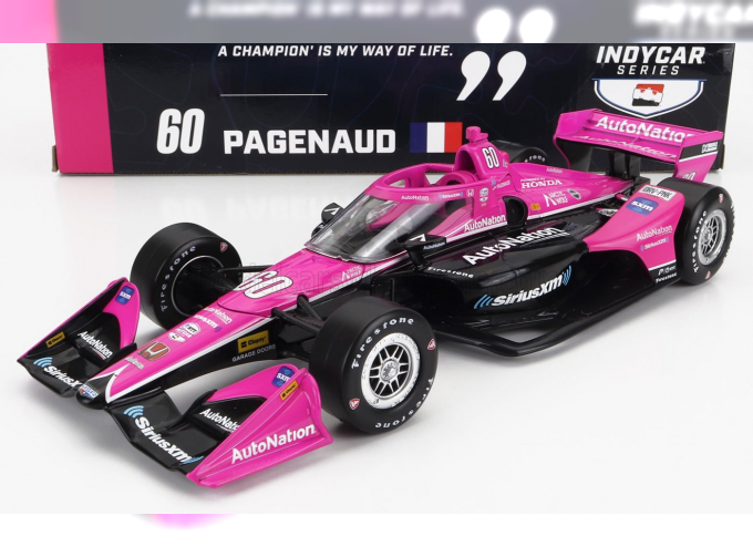 HONDA Team Meyer Shank Racing №60 Indy 500 Indycar Series (2023) Simon Pagenaud, Black Lillac