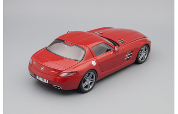 MERCEDES-BENZ SLS AMG 2010, red