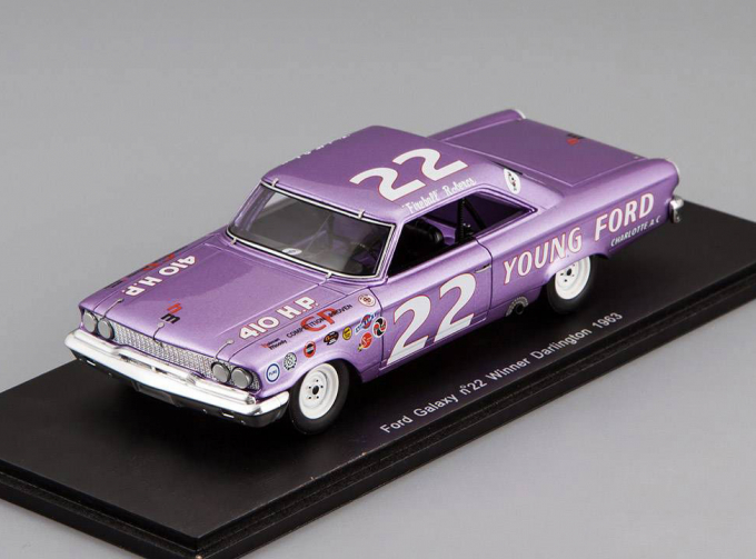 Ford Galaxie #22 Winner Darlington 1963 "Fireball" Roberts