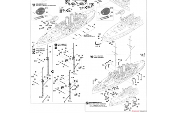 Сборная модель Линкор IJN BATTLESHIP MIKASA