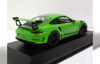 PORSCHE 991 II GT3 RS (2018), lizard green / black wheels