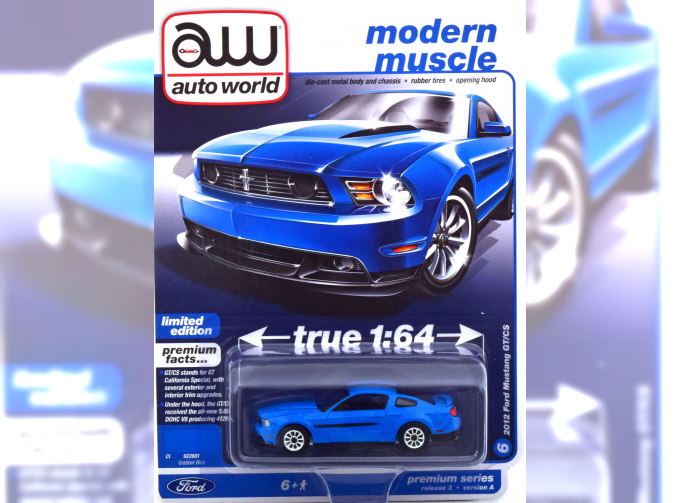 FORD Mustang GT California Special (2012), blue black