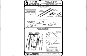 ПВД и стволы 23мм и 37мм пушек для Миг-17Ф,П,А
