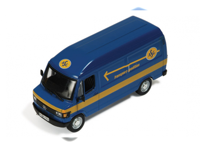 MERCEDES-BENZ 207D Van ASG (1987), blue and yellow