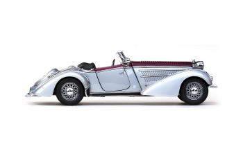 HORCH 855 Roadster (1939), silver grey / dark red