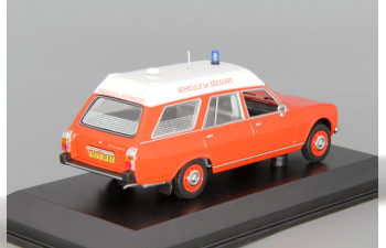 PEUGEOT 504 Break Pompiers Ambulance (1979), red