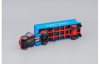 CITROEN U23 Truck Malissard Savarzeix Transports (1961), blue/ red