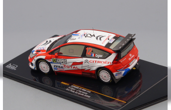 CITROEN C4 WRC #12 S. Ogier - J. Ingrassia Rally Acropolis 2009, red