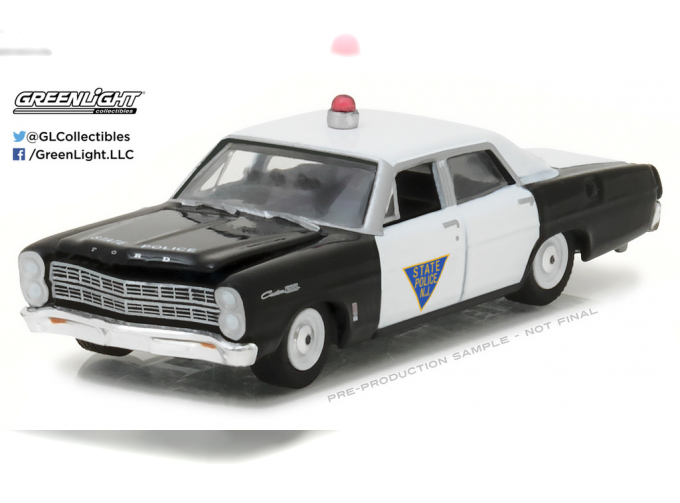 FORD Custom 500 "New Jersey State Police" (1967), white / black