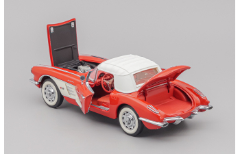 CHEVROLET Corvette Convertible, red / white