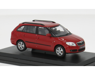 SKODA Fabia II Combi (2007), red