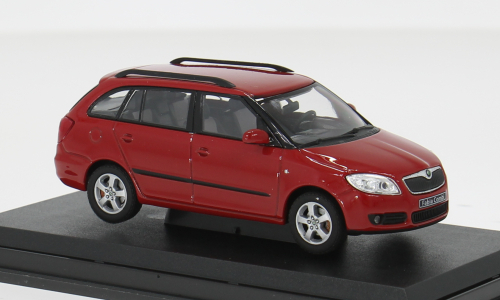 SKODA Fabia II Combi (2007), red