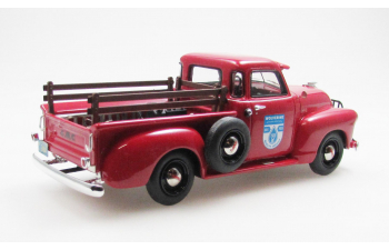 GMC Серии 100 5ти оконный пикап коммунальных служб (1953), красный