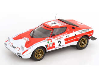LANCIA Stratos Hf №2 Winner Rally Tour De Corse (1974) Jean Claude Andruet - Michele Petit "biche", Red White