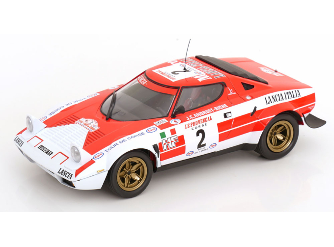 LANCIA Stratos Hf №2 Winner Rally Tour De Corse (1974) Jean Claude Andruet - Michele Petit "biche", Red White