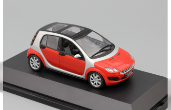 SMART Forfour, phat red / river silver