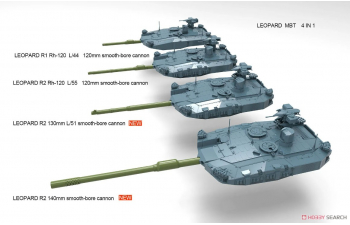 Сборная модель Немецкий боевой танк Leopard II Revolution