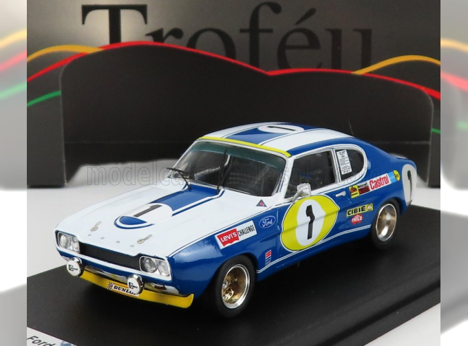 FORD Capri 2600 Rs №1 3rd 24h Spa (1972) D.glemser - A.soler-roig, White Blue