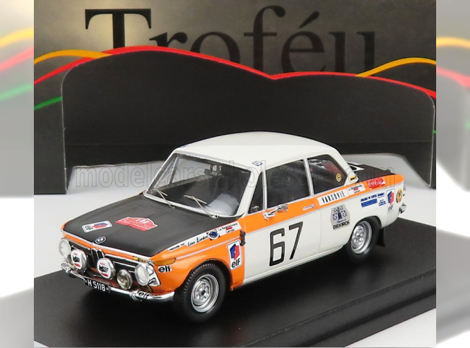 BMW 2002ti №67 Rally Montecarlo (1972) N.Koob, White Orange Black