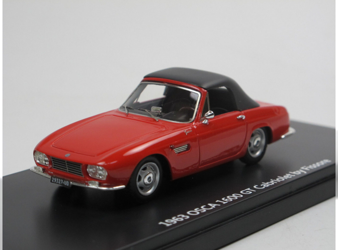 OSCA 1600 GT cabrio (1963), red