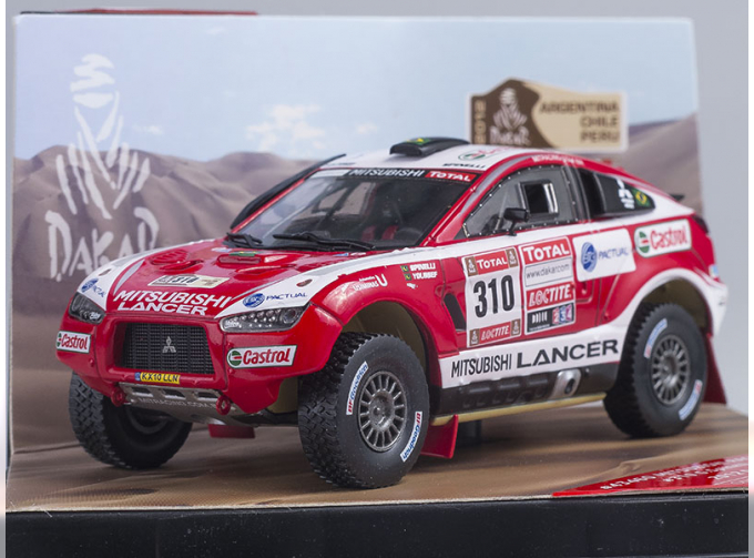 MITSUBISHI Racing Lancer #310 G.Spinelli/H.Youseff (2012) Dakar Rally