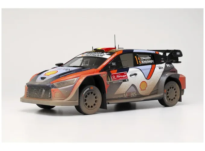 HYUNDAI i20 N Rally1 №1 T.Neuville/M.Wydaeghe Rally Portugal (2025), dirty version