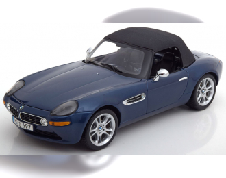 BMW Z8 with removable Softtop, dark blue-metallic